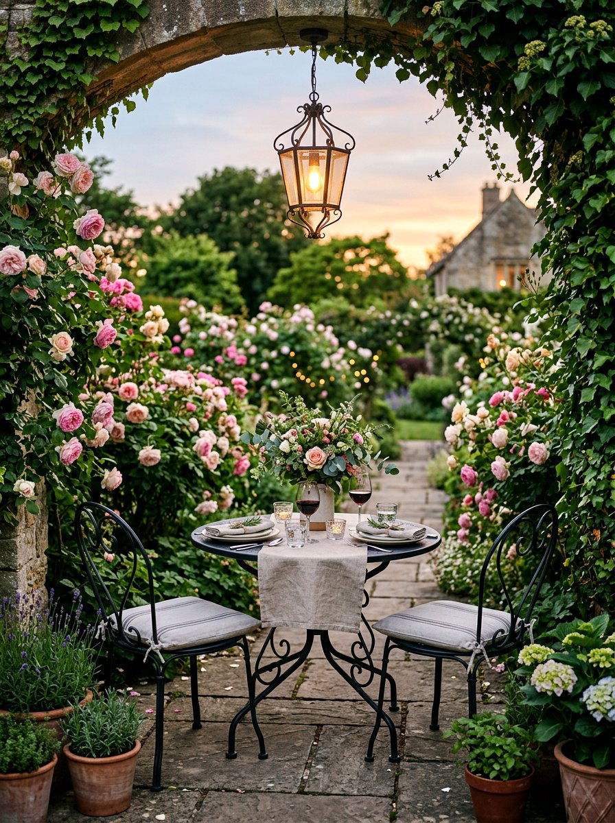 Garden dinner - 30 backyard date night ideas