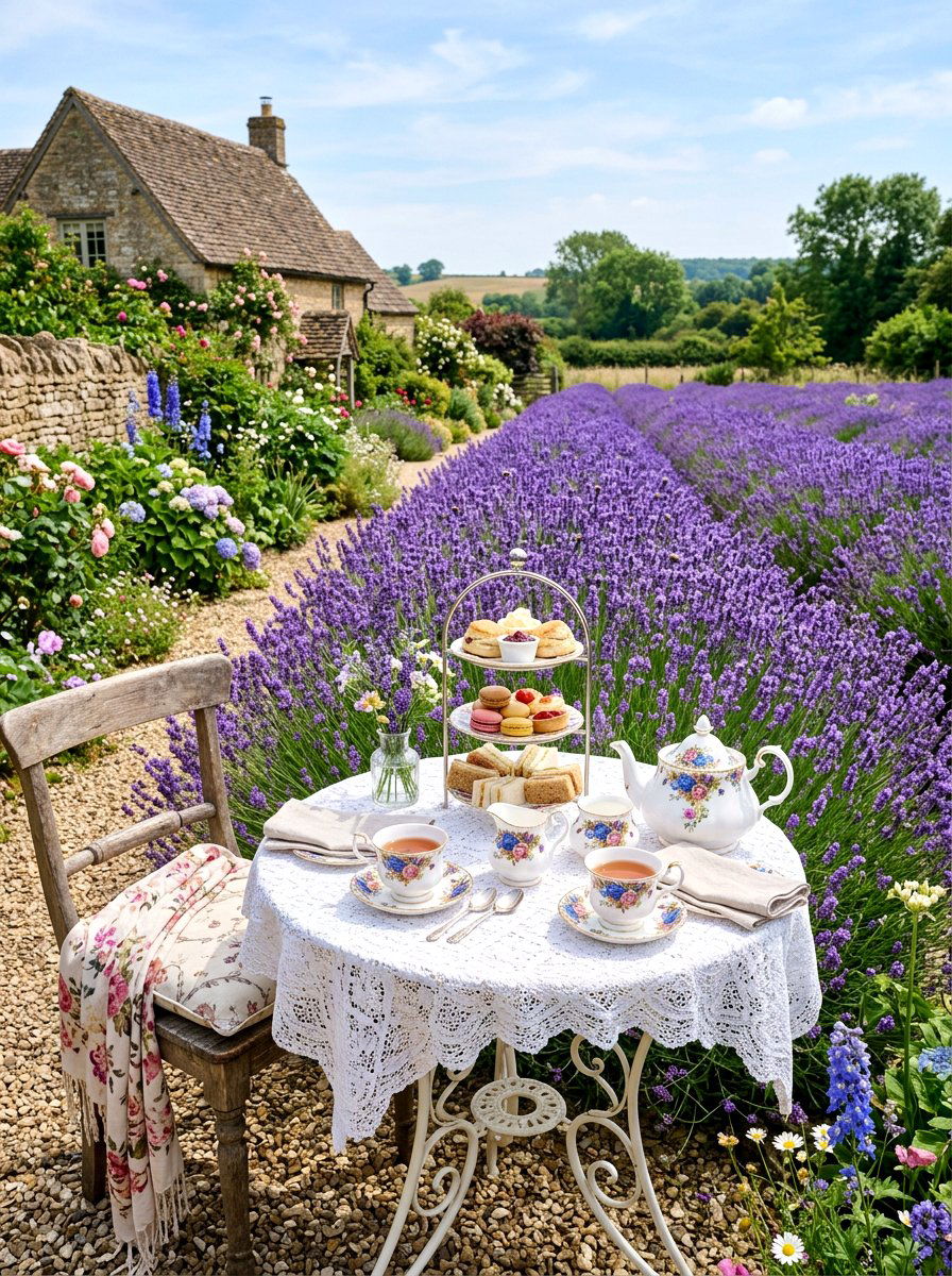 Garden tea - 30 backyard date night ideas