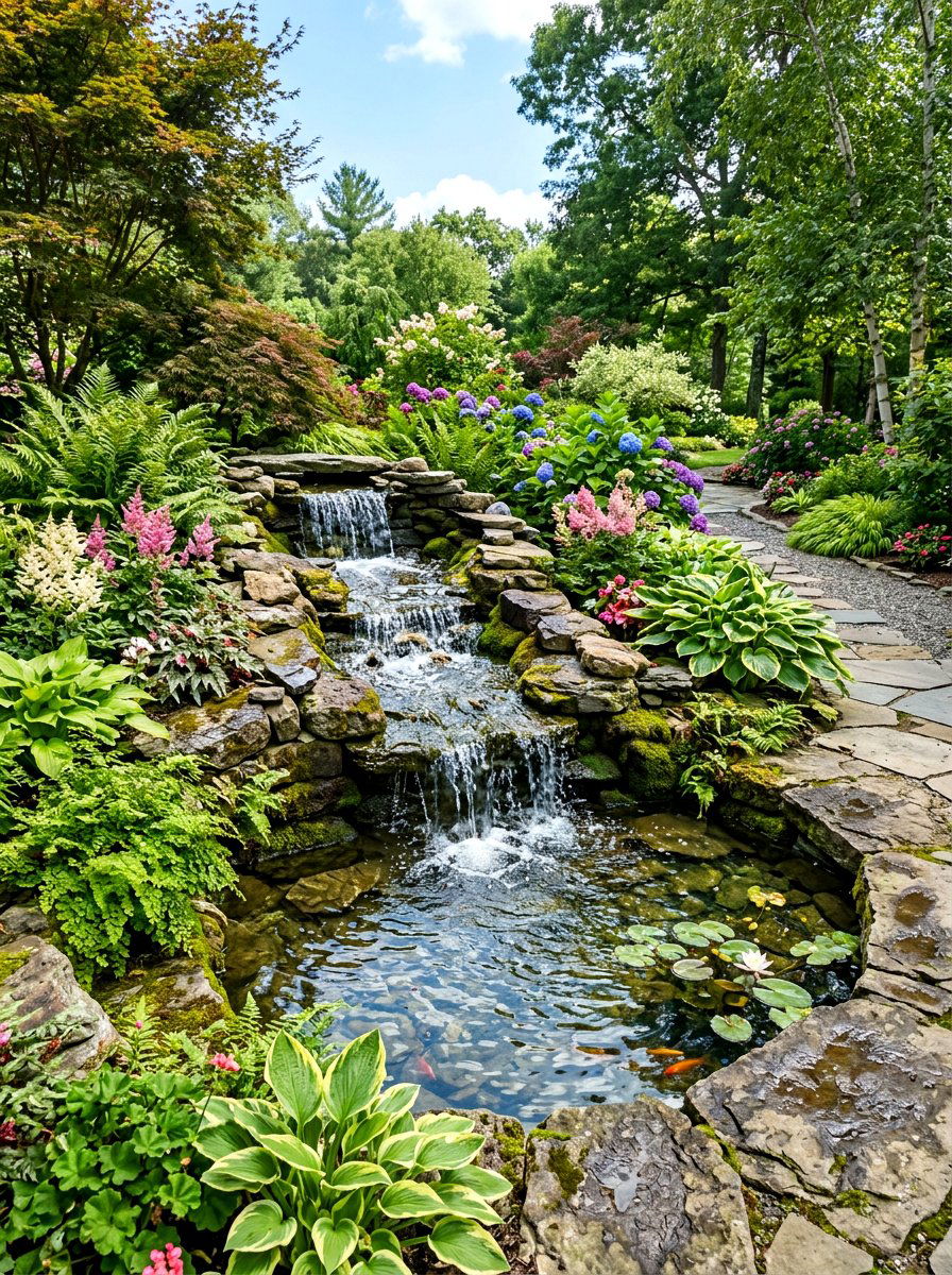 Garden water feature - 30 backyard oasis ideas