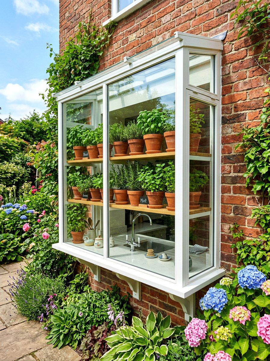 Garden window over sink - 30 sink window kitchen ideas