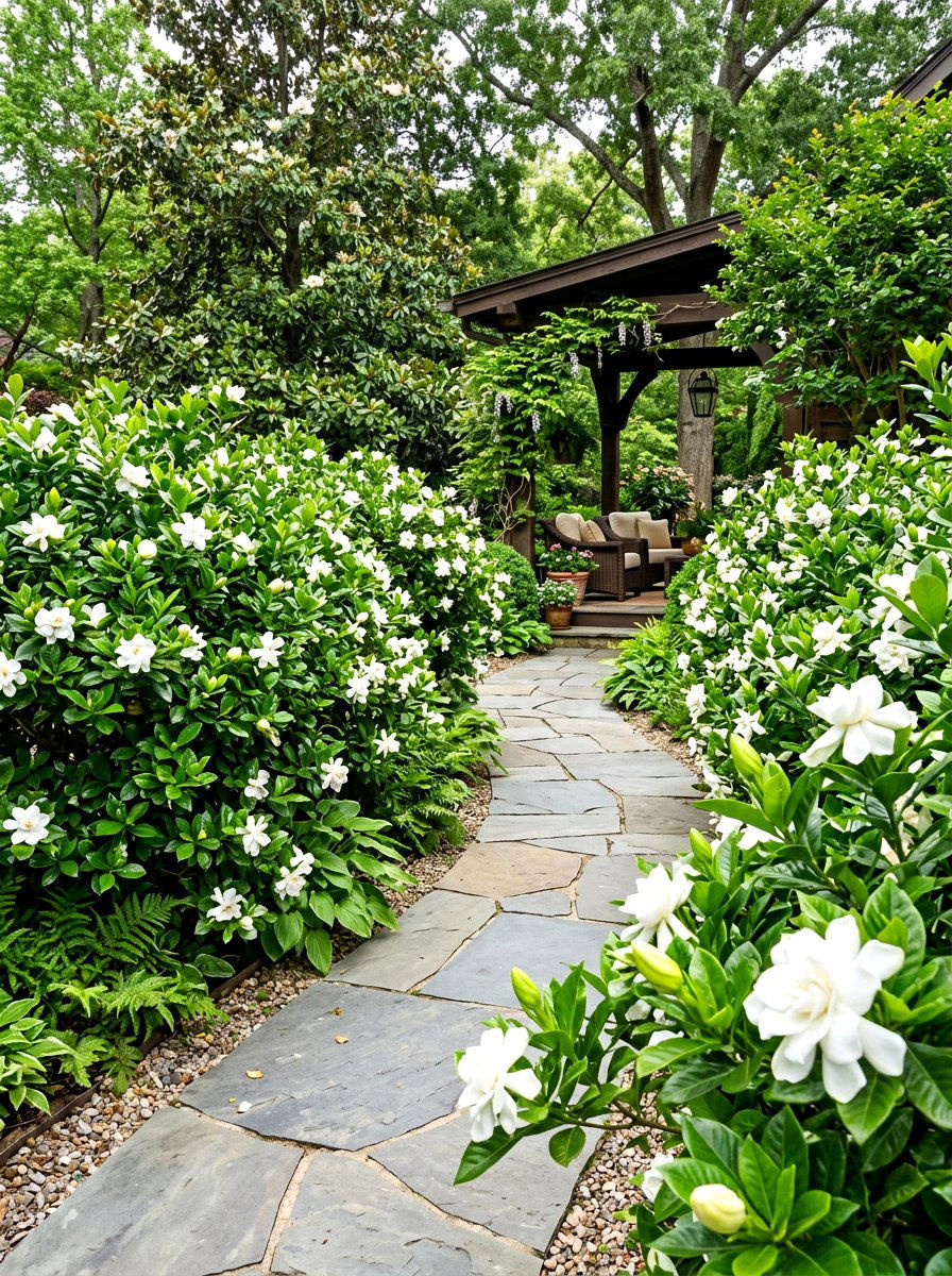 Gardenia Flower Walk - 30 fragrant pathway ideas