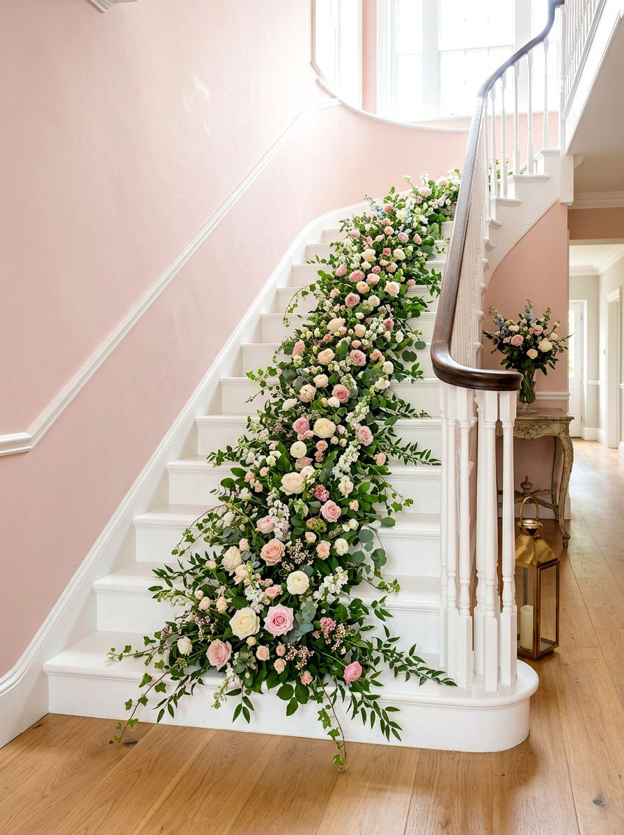 Garland Stair Runner - 30 vintage stair carpet ideas