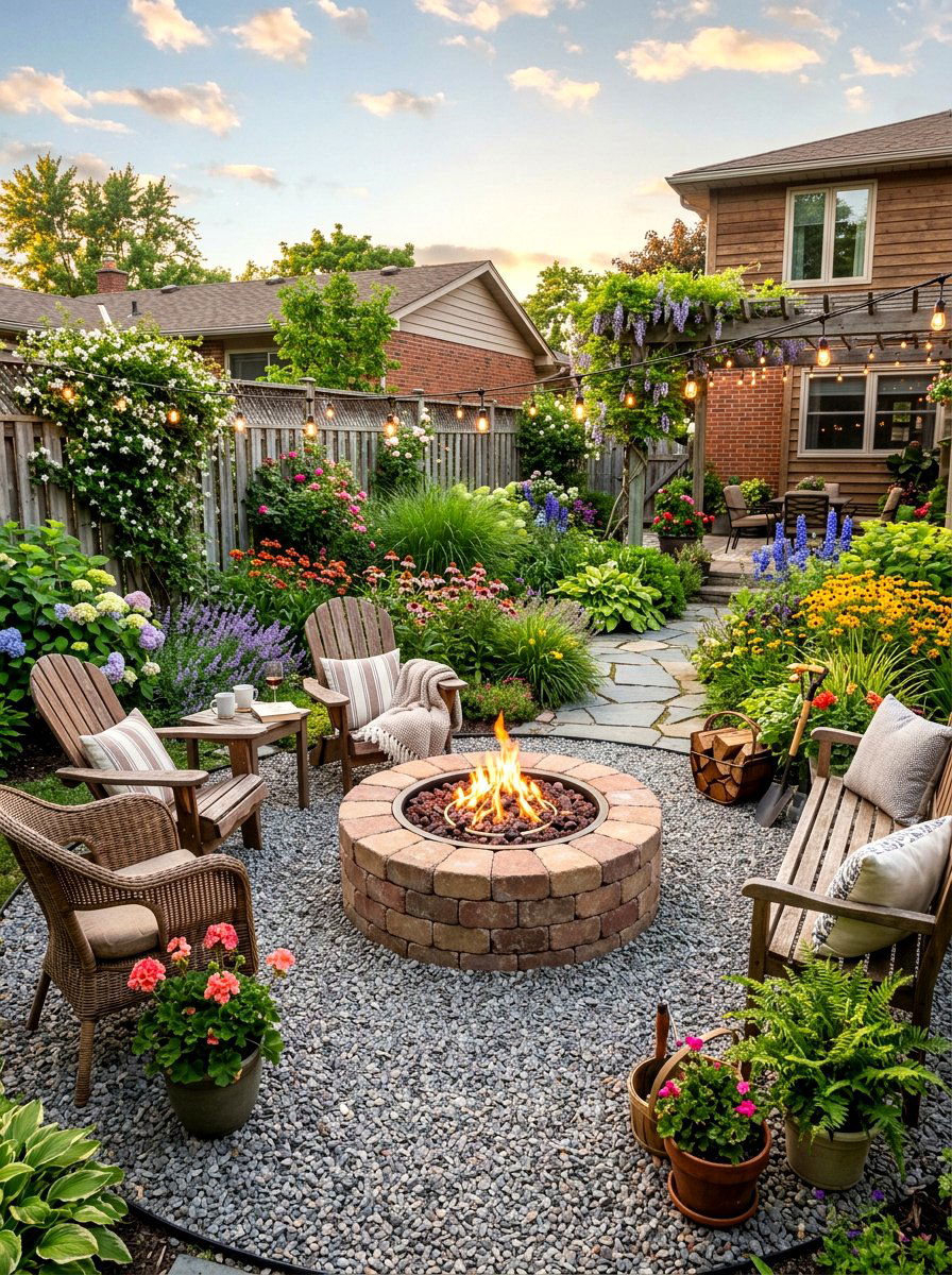 Gas Fire Pit Kit - 30 gas fire pit ideas