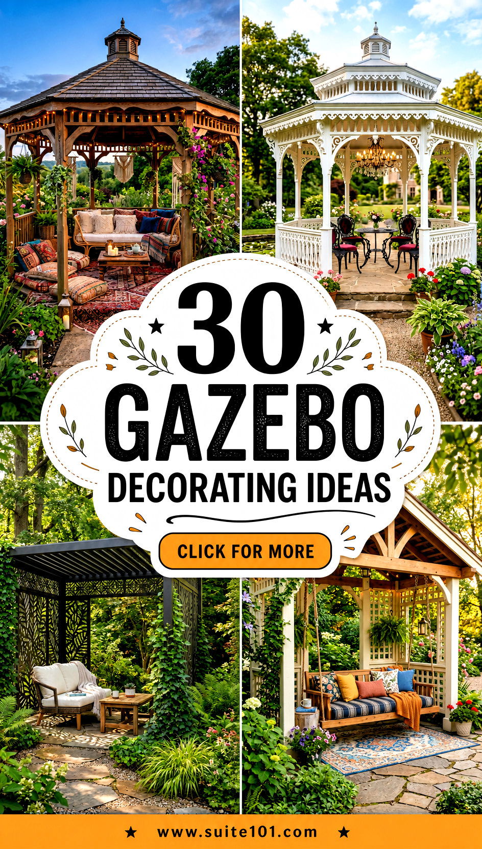 Gazebo Decorating Ideas 30 Ways to Create Cozy Outdoor Charm - Gazebo Decorating Ideas: 30 Ways to Create Cozy Outdoor Charm
