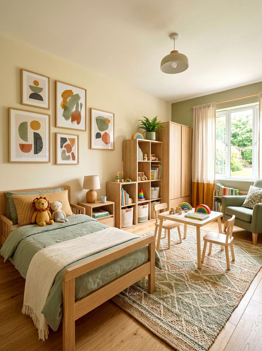 Gender Neutral Toddler Bedroom - 30 toddler room ideas