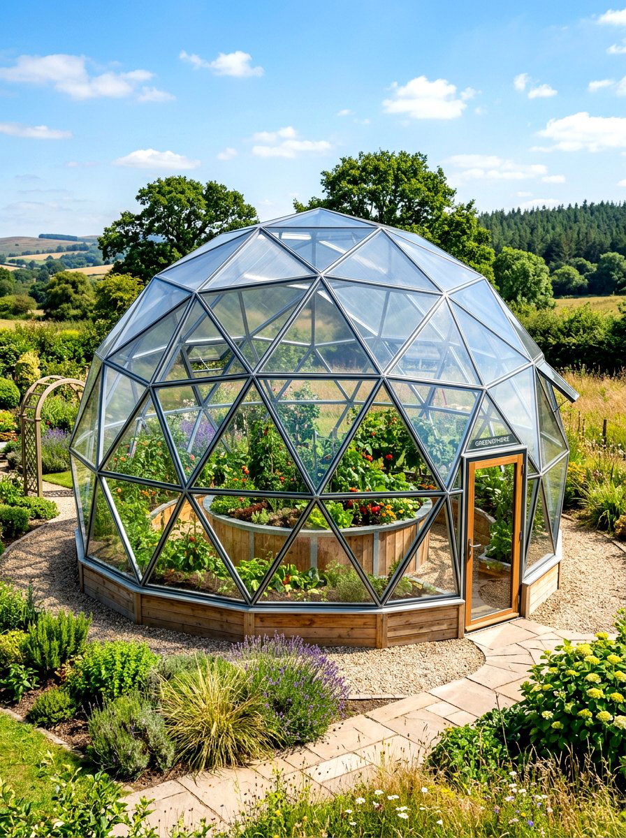 Geodesic Dome Greenhouse - 30 greenhouse ideas