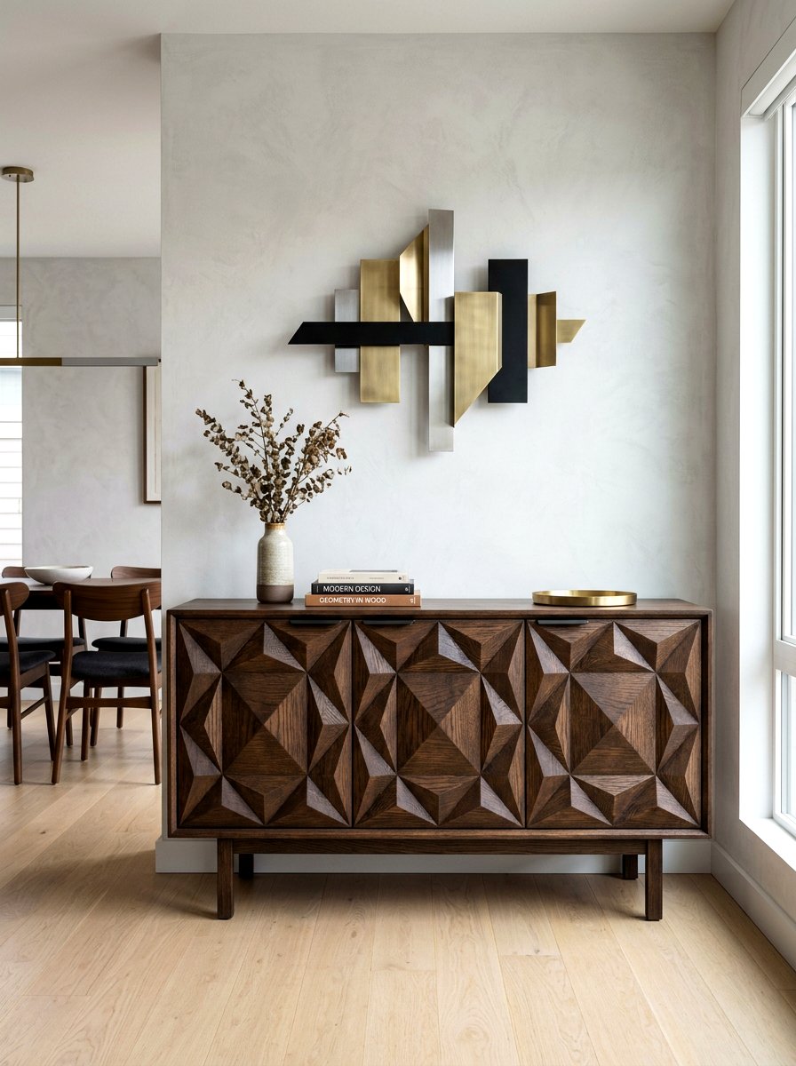 Geometric Credenza - 30 sculptural furniture ideas