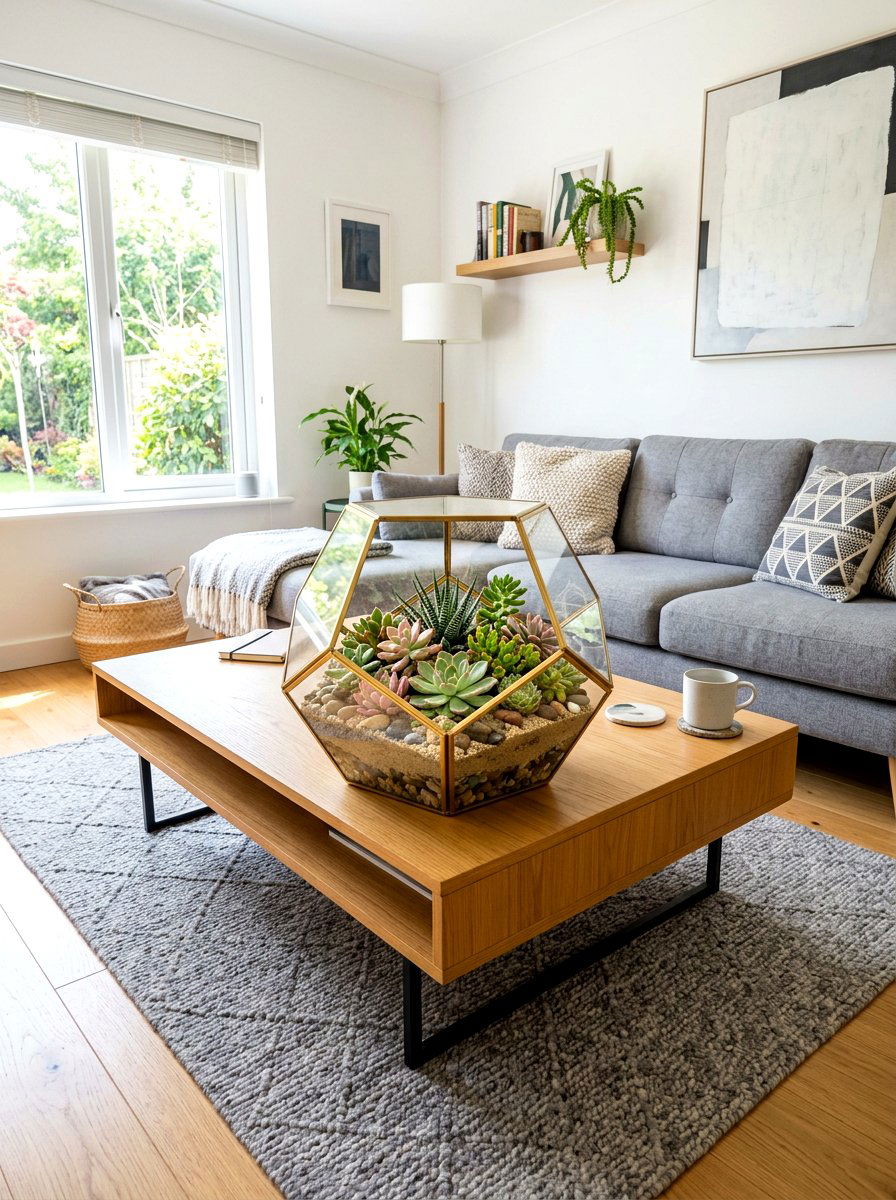 Geometric Greenhouse - 30 indoor greenhouse ideas