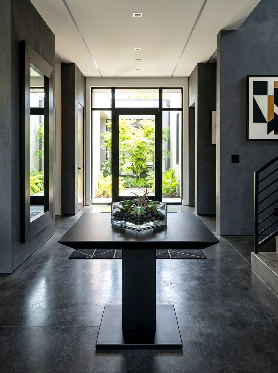 Geometric Square Pedestal Table - 30 pedestal entry table ideas