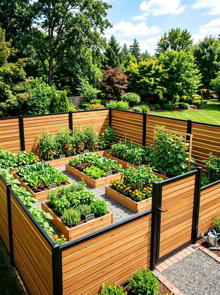 Geometric Wall Pots - 30 modern vertical garden ideas