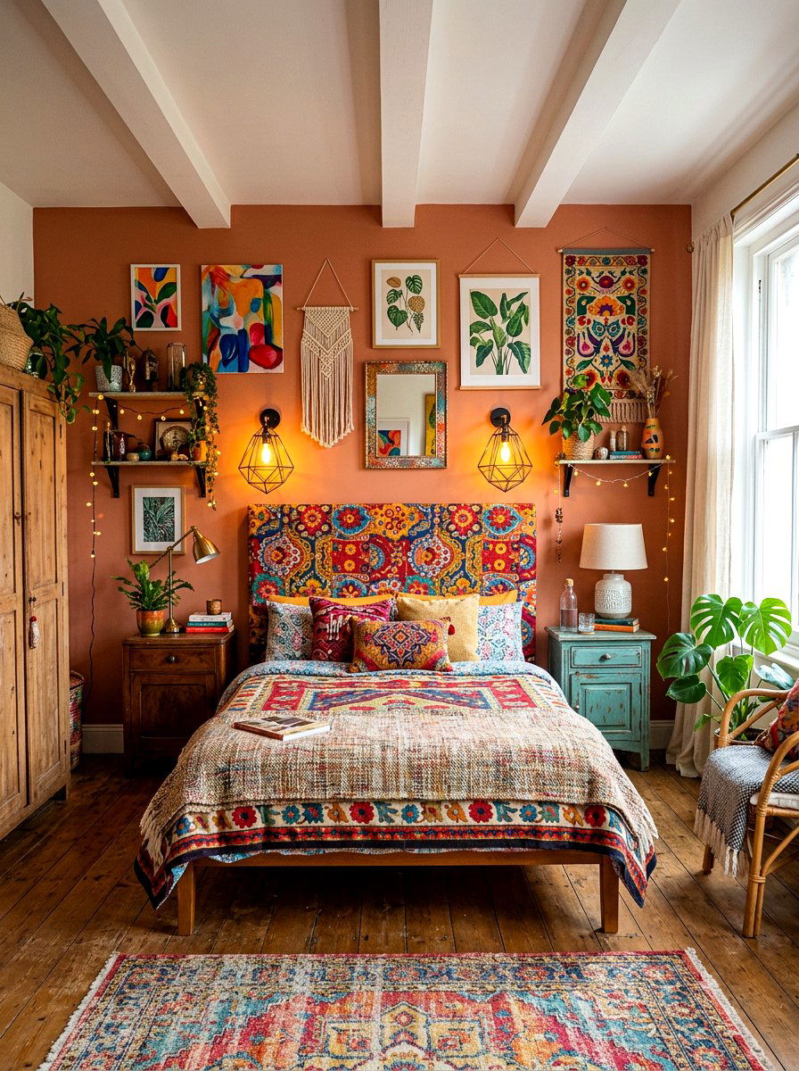 Geometric Wall Sconce - 30 bedside wall sconce ideas