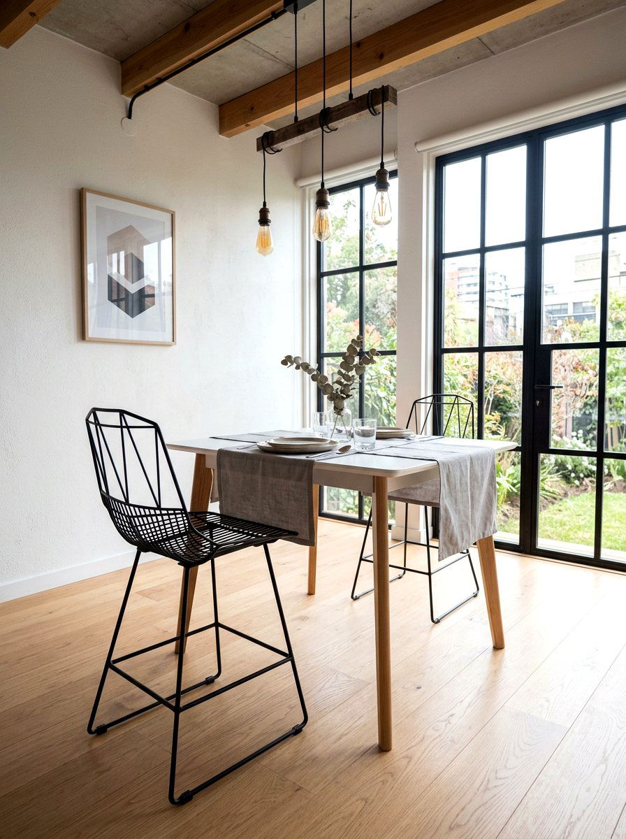 Geometric Wire Stool - 30 accent stool ideas