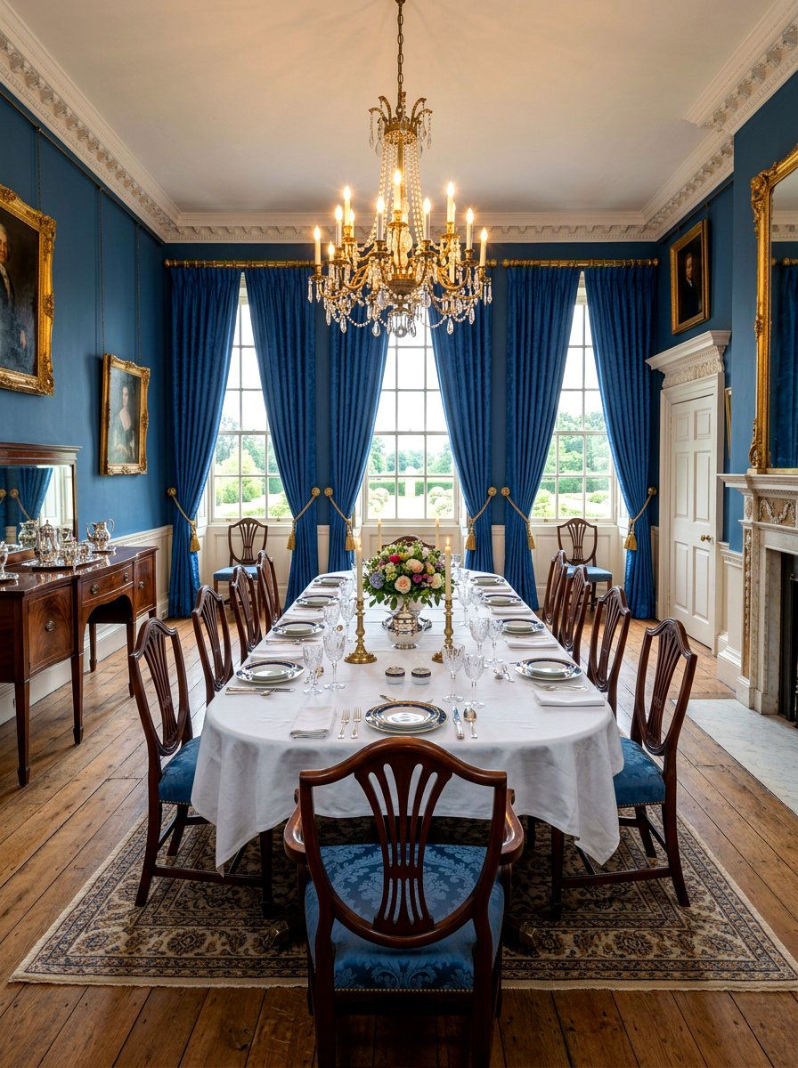 Georgian Era Dining Room - 30 old money dining room decor ideas
