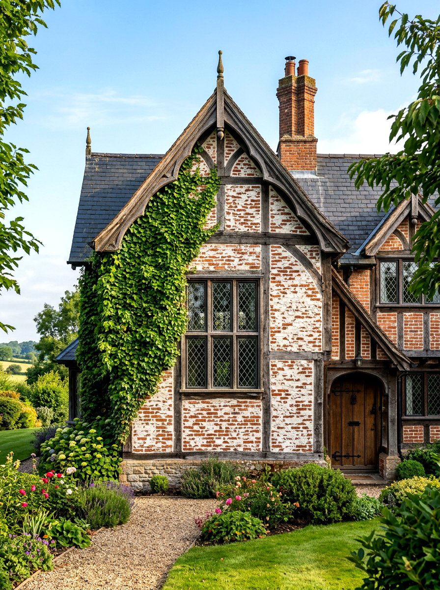 German Smear Brick Finish - 30 limewashed brick exterior ideas