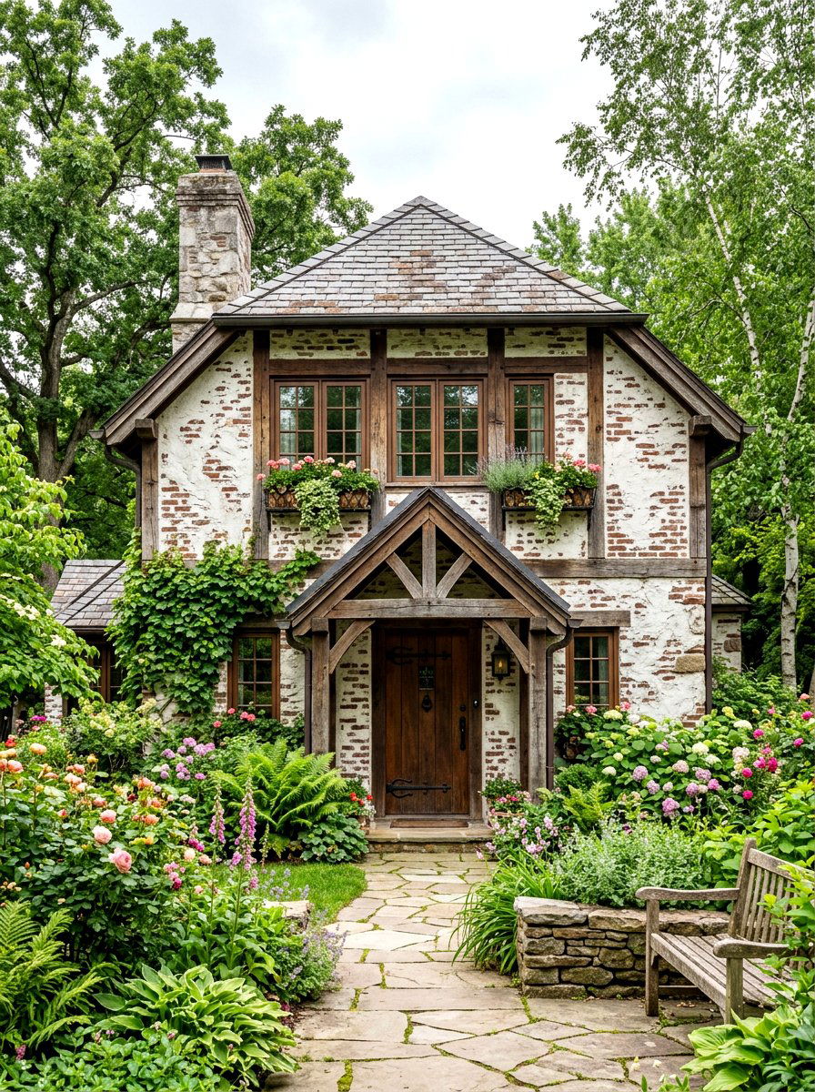 German Smear Brick Finish - 30 brick house exterior ideas