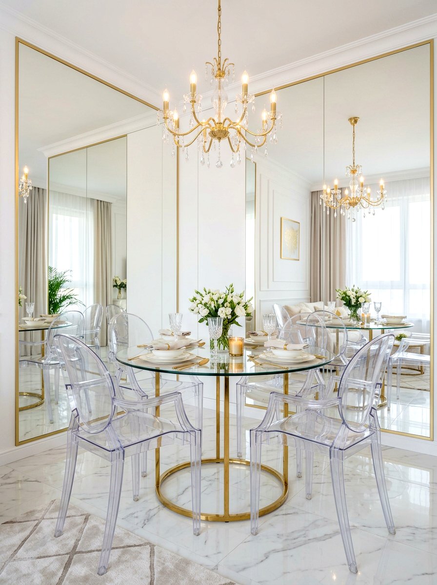 Ghost Acrylic Chairs - 30 statement dining chairs ideas