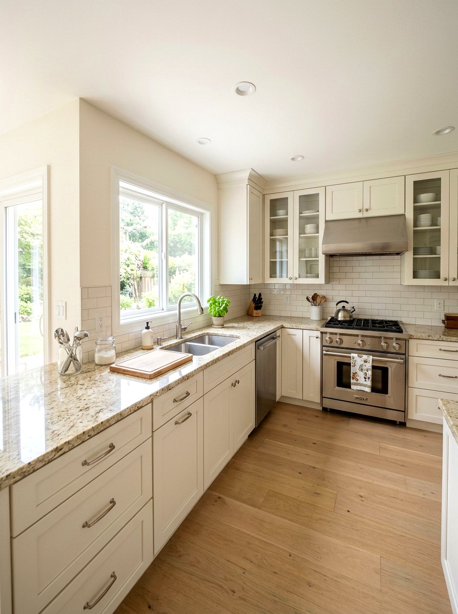 Giallo Ornamental Granite - 30 granite kitchen ideas