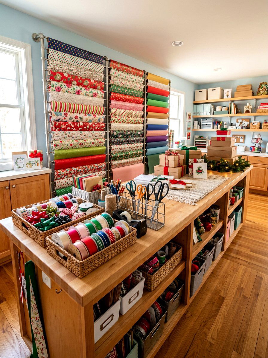 Gift Wrapping Room - 30 hobby room ideas