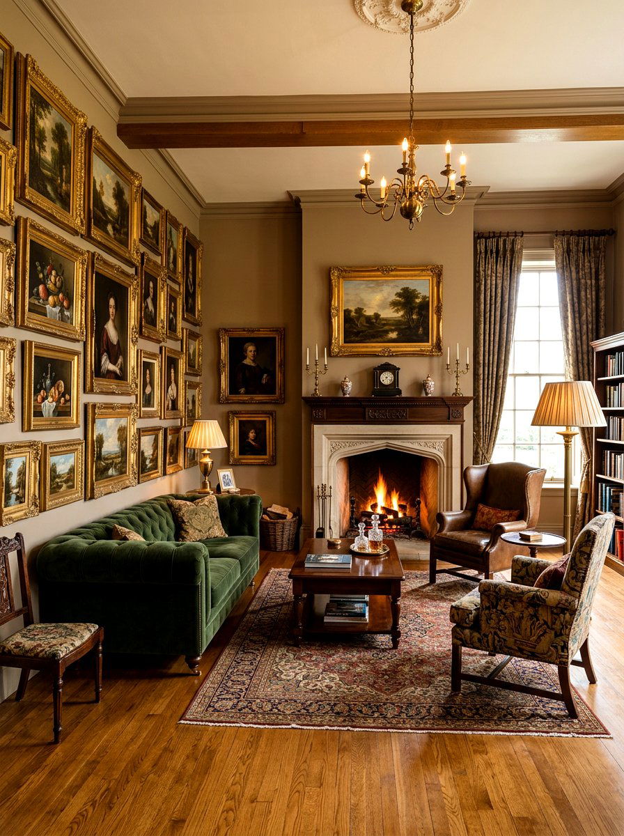 Gilded Picture Frame - 30 reflective decor ideas