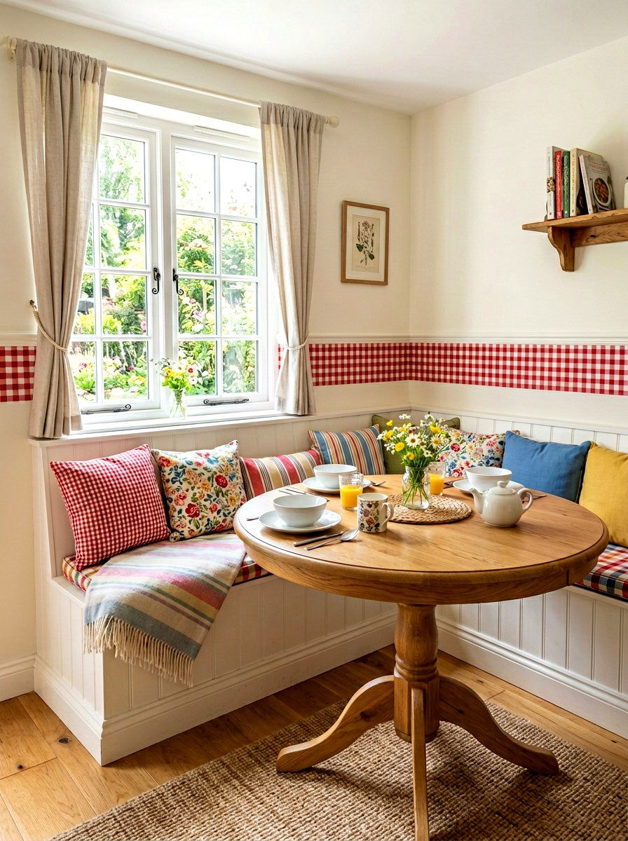 Gingham Check Border - 30 wallpaper border ideas