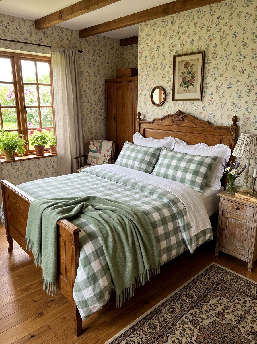 Gingham check bedding - 30 designer duvet styling ideas