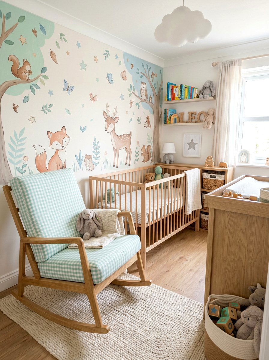 Gingham nursery furniture - 30 gingham decor ideas