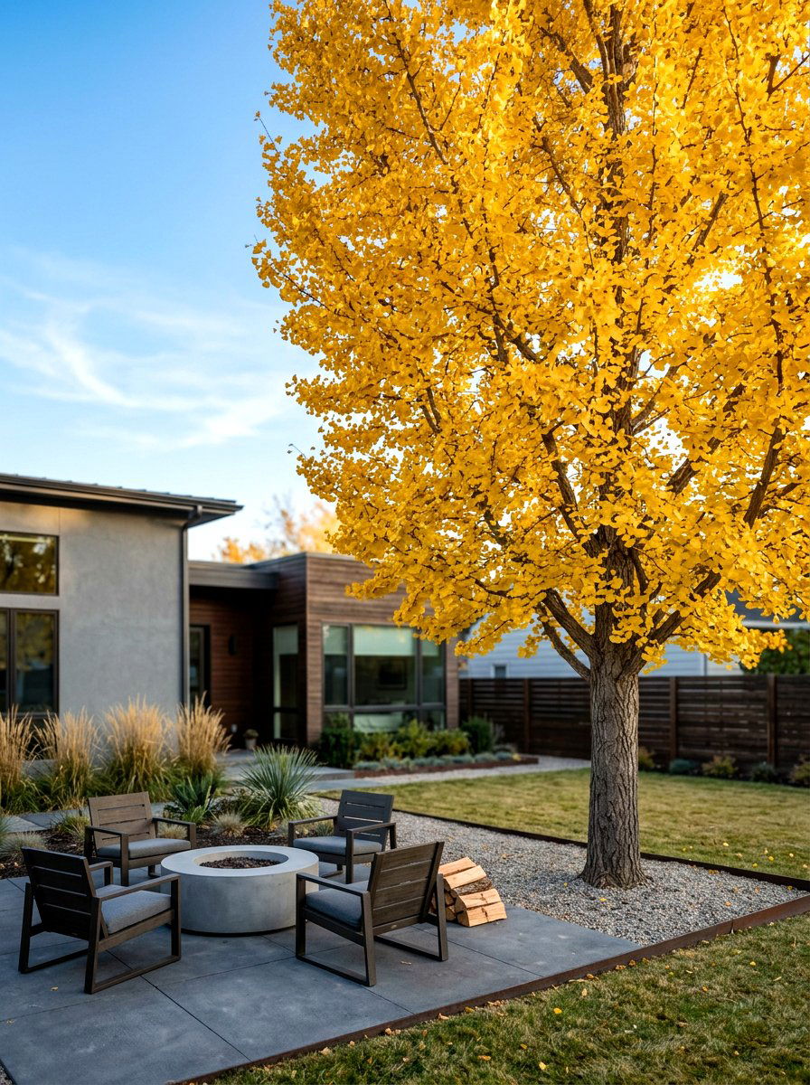 Ginkgo Biloba Tree - 30 backyard shade tree ideas