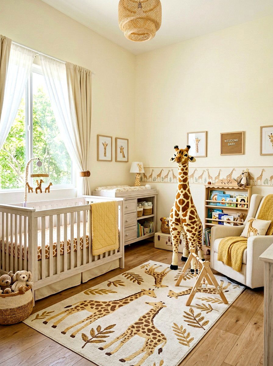 Giraffe theme nursery - 30 safari nursery ideas