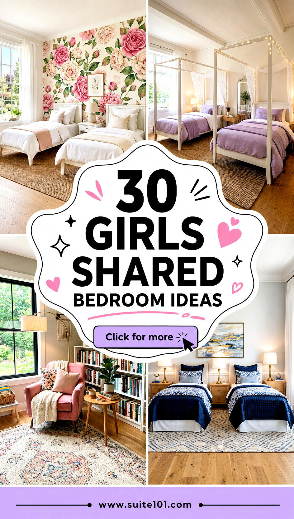 Girls Shared Bedroom Ideas 30 Smart Layouts for Happy Teammates - Girls Shared Bedroom Ideas: 30 Smart Layouts for Happy Teammates