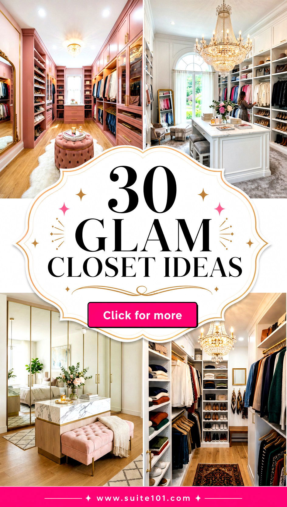 Glam Closet Ideas 30 Luxe Storage Touches That Look Expensive - Glam Closet Ideas: 30 Luxe Storage Touches That Look Expensive