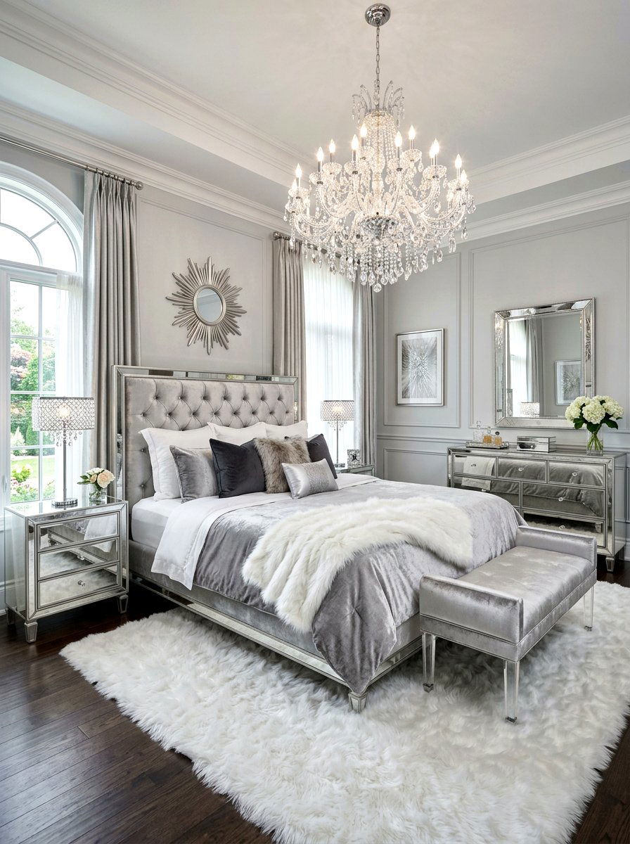 Glam Luxury Bedroom - 30 luxury bedroom ideas