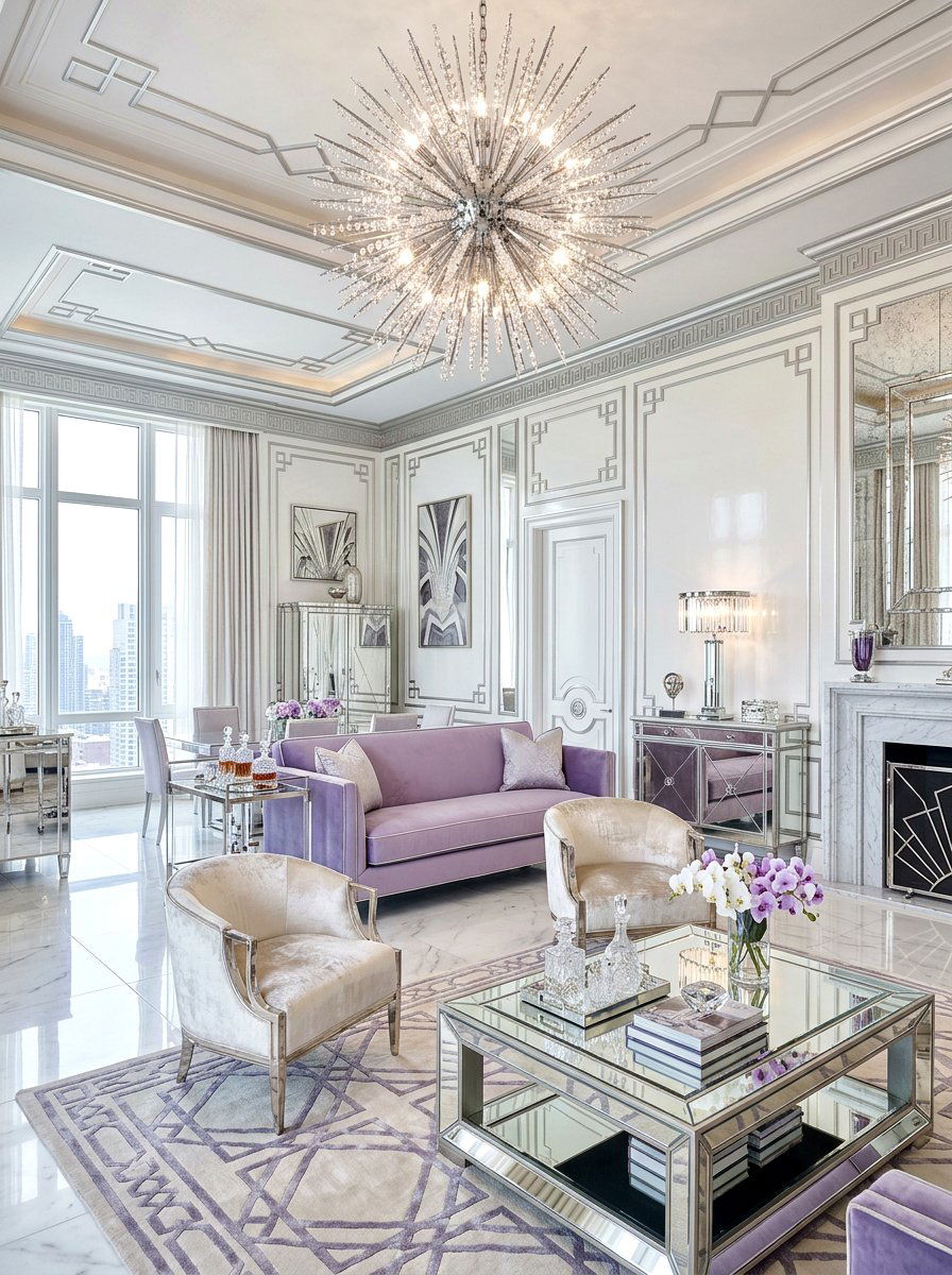 Glamorous Art Deco living room inspiration - 30 art deco living room ideas