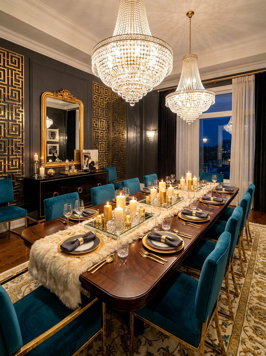 Glamorous Dining Room Candlelight - 30 candlelit dining room ideas