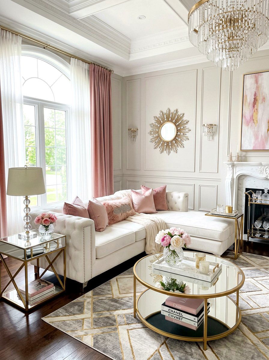 Glamorous Living Room Sectional - 30 sofa chaise layout ideas