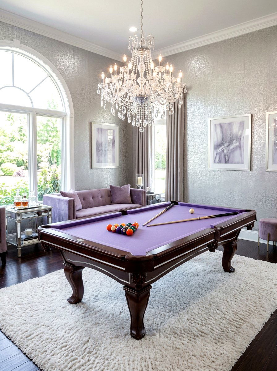 Glamorous pool room - 30 billiards room ideas