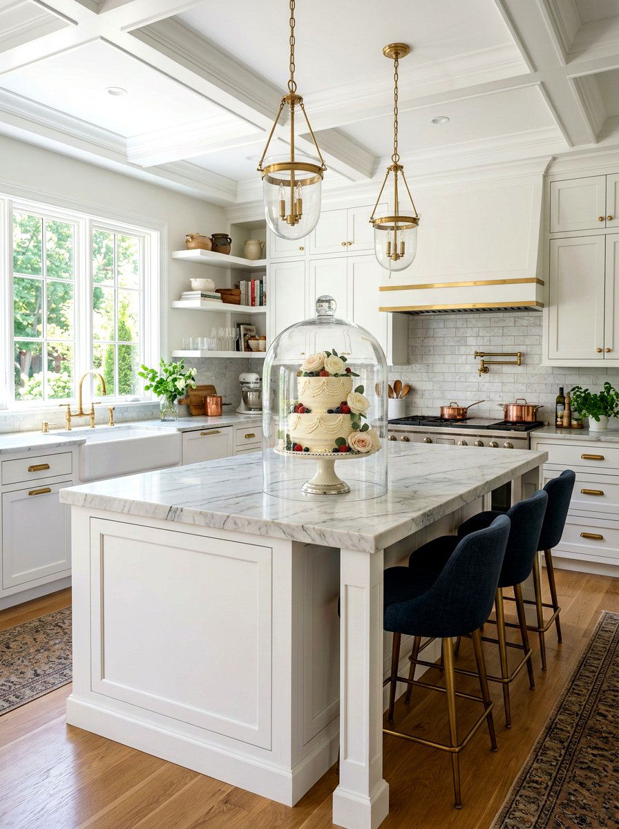Glass Bell Jars - 30 heirloom kitchen decor ideas