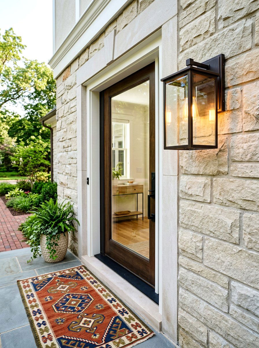 Glass Box Wall Light - 30 outdoor wall light ideas