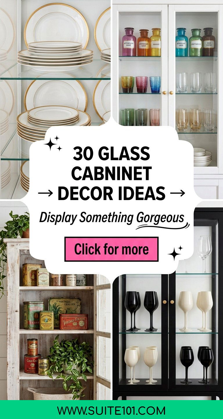 Glass Cabinet Decor Ideas 30 Gorgeous Styling Tips That Pop - Glass Cabinet Decor Ideas: 30 Gorgeous Styling Tips That Pop