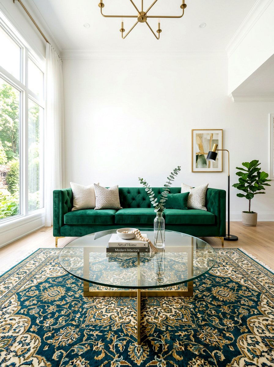 Glass Coffee Table Living Room - 30 small space living room ideas