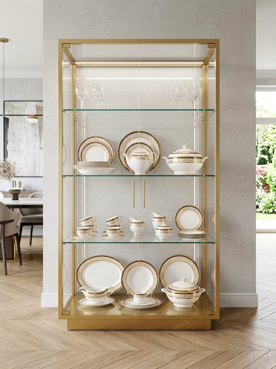 Glass Display Case - 30 dining room china display ideas