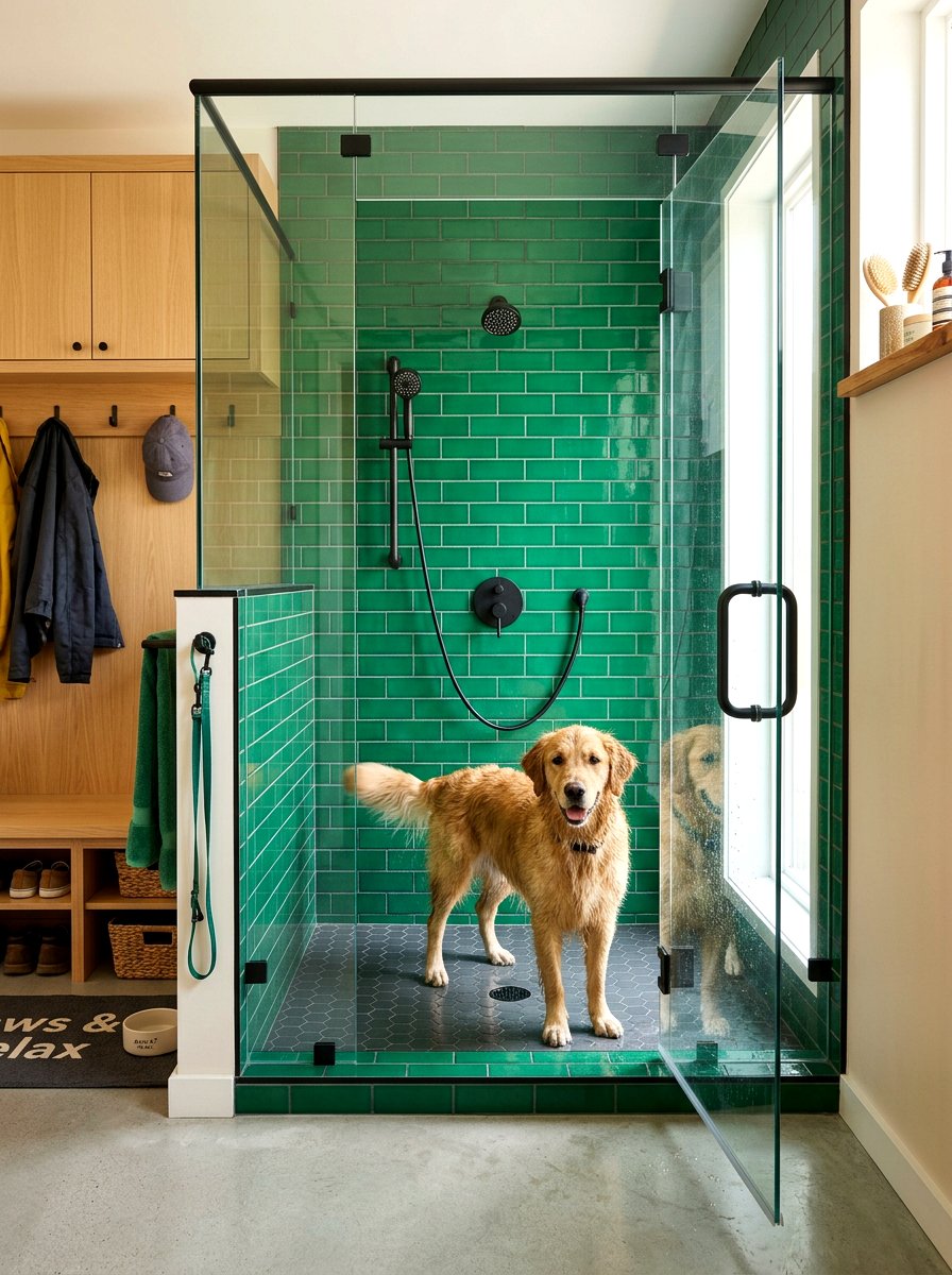 Glass Door Dog Shower - 30 dog wash station ideas luxury