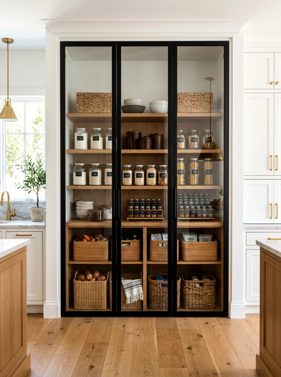 Glass Door Pantry Kitchen - 30 California casual kitchen ideas