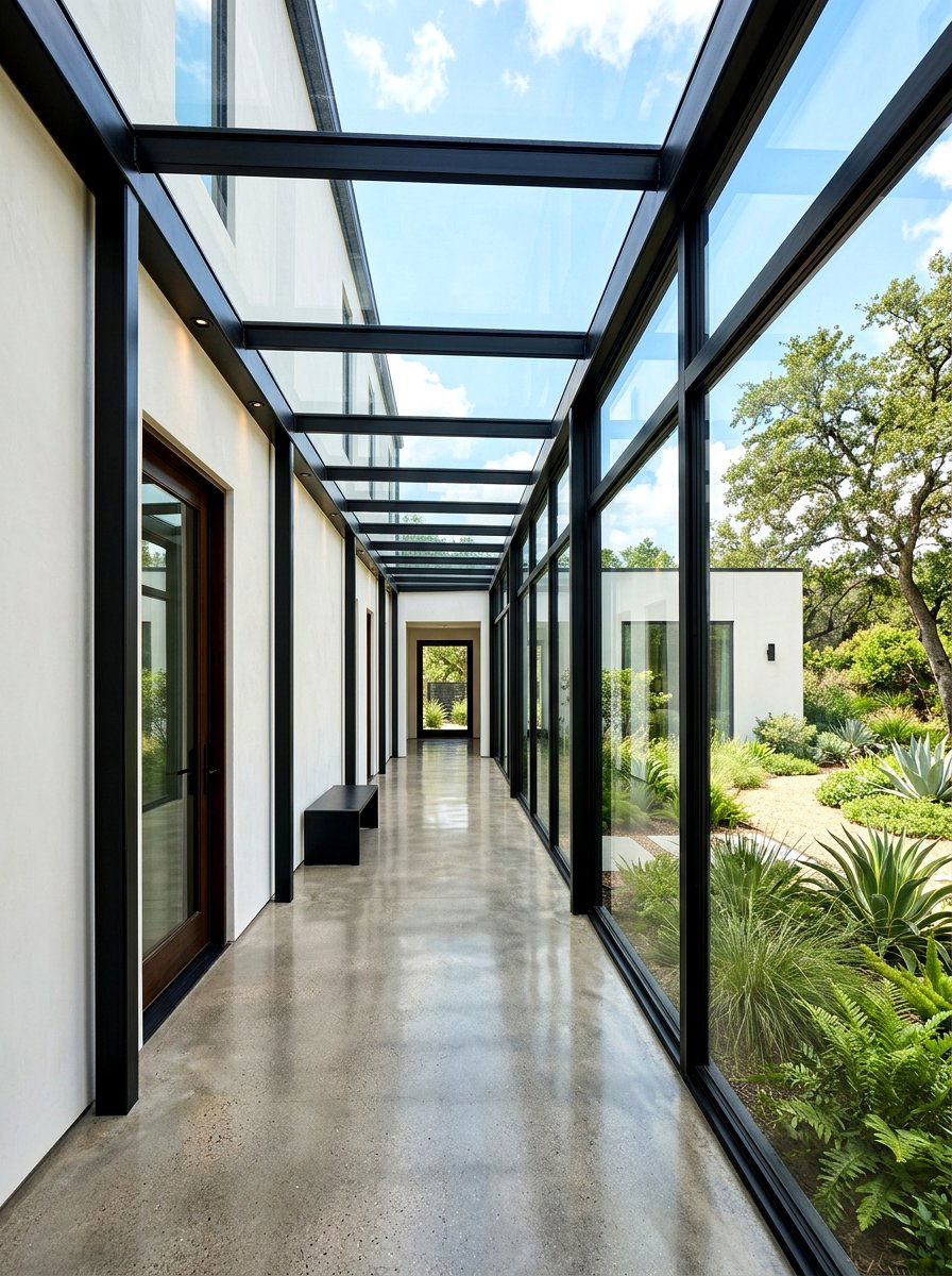 Glass Enclosed Breezeway - 30 breezeway decor ideas