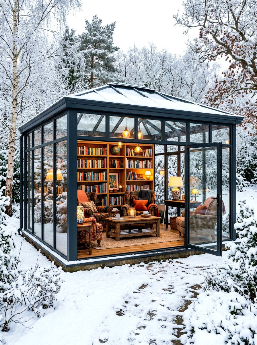 Glass Enclosed Gazebo - 30 cozy gazebo ideas