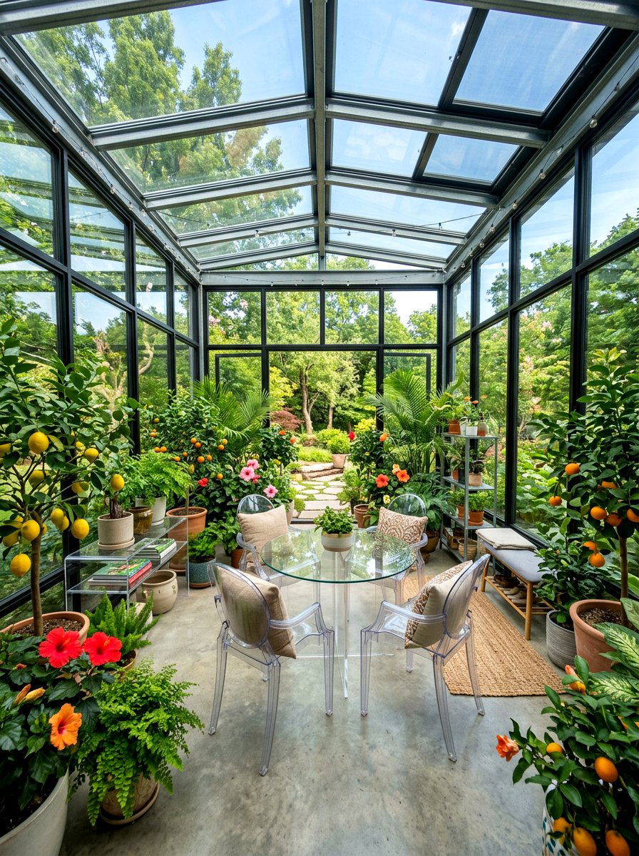 Glass Enclosed Patio - 30 enclosed patio garden ideas