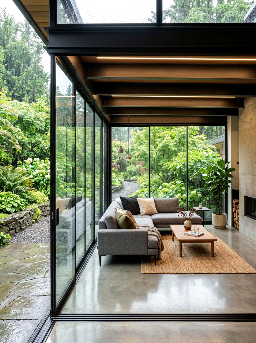 Glass Enclosure - 30 loggia ideas