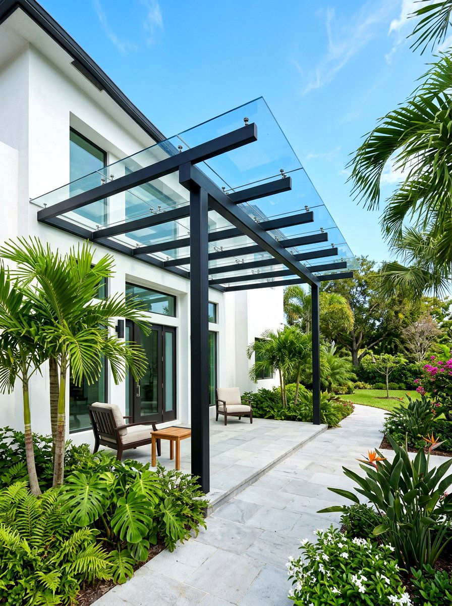 Glass Front Porch Roof - 30 front porch roof ideas