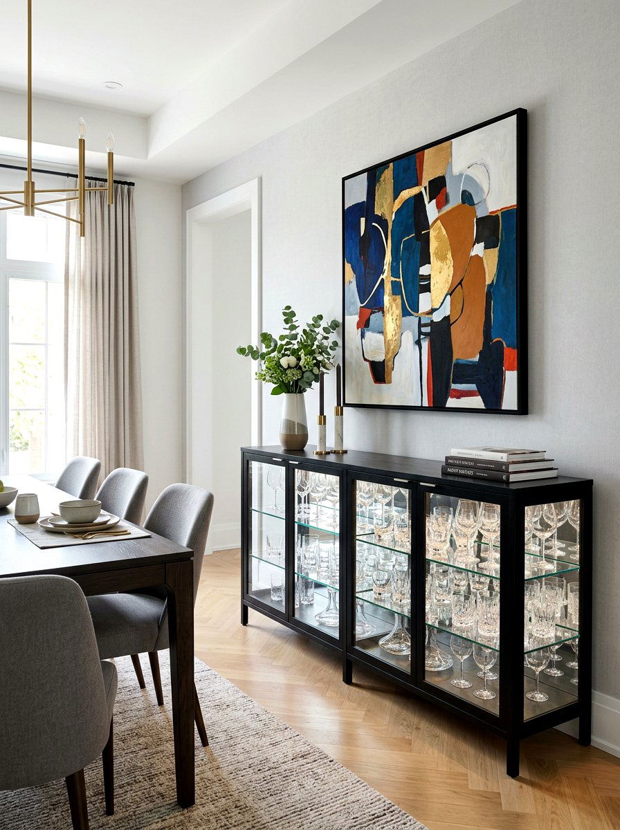 Glass Front Sideboard - 30 dining room china display ideas