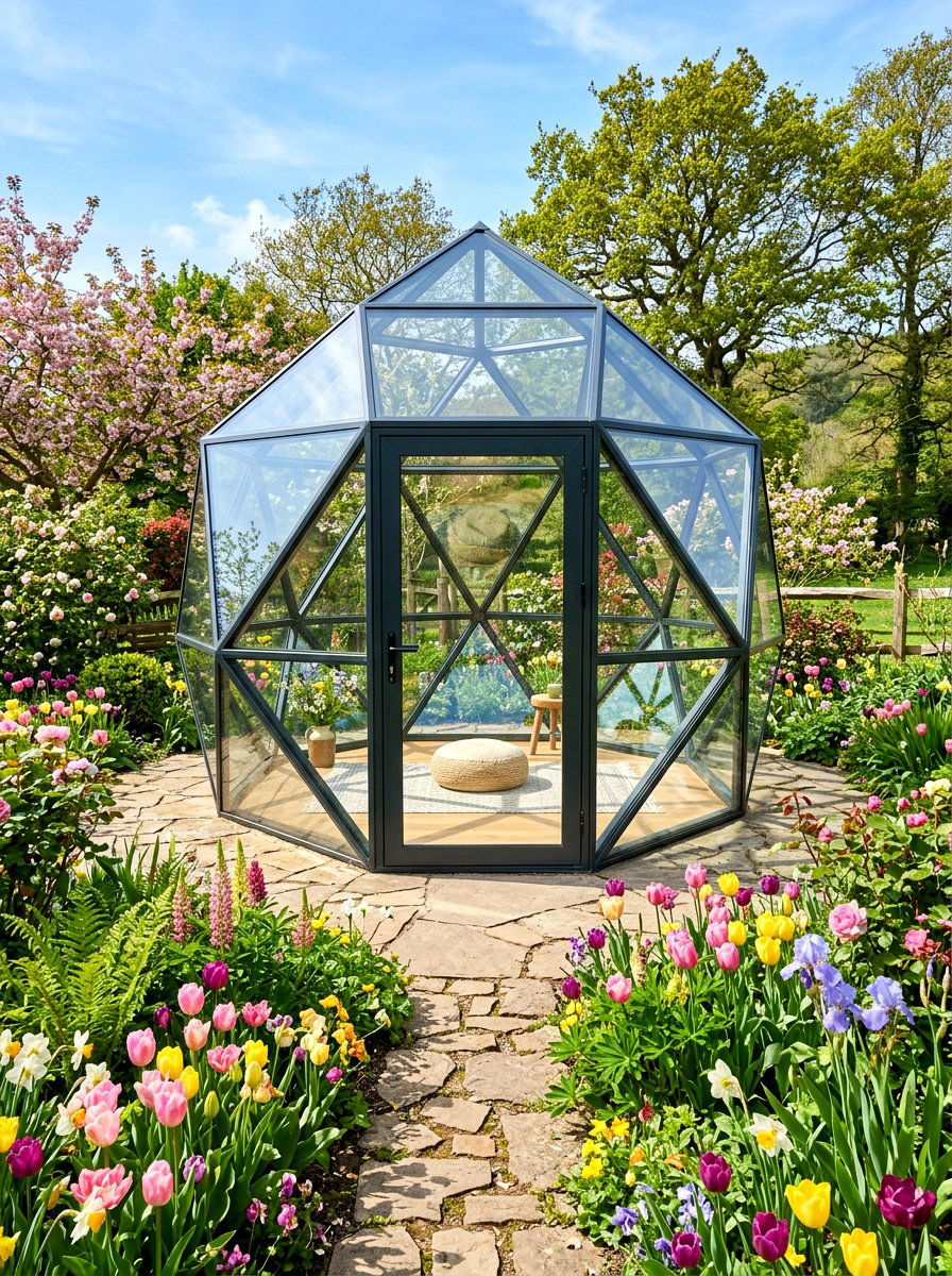 Glass Garden Room - 30 glass room addition ideas