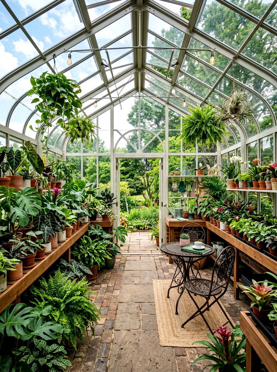 Glass Greenhouse Room - 30 glass room addition ideas